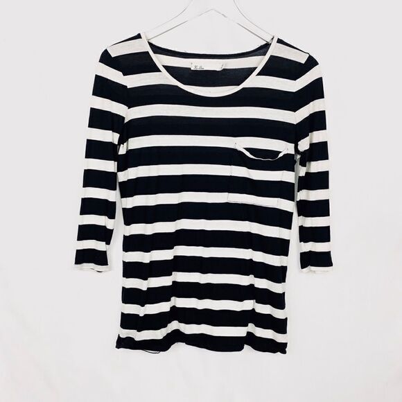 MADEWELL Hi-Line Striped Long Sleeve Tee - Picture 1 of 5